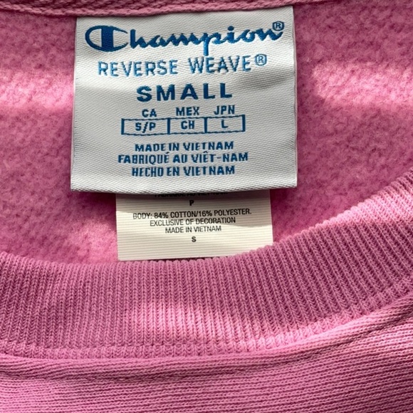 Champion Reverse Weave Sweatshirt Ladies Size S - Picture 4 of 6